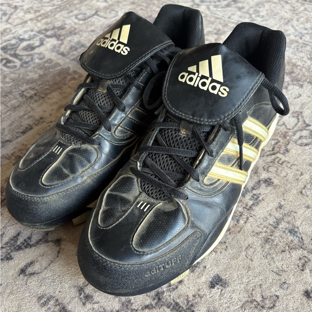 Adidas adiTUFF Men’s Black Baseball Cleats